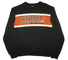 Harley Davidson Classic Embroidered Sweatshirt Men's M