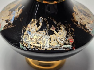 Vintage Olympia Handmade In Greece 24 kt Gold Accents Ceramic 4.5