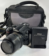 Nikon D3100 14.2MP Digital SLR Camera W/ 18-55mm Lens  Charger/Battery Tested