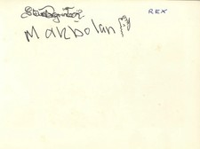 Marc Bolan autograph 1970s