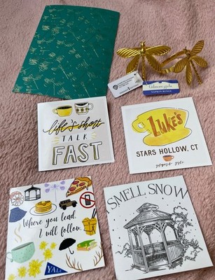 Gilmore Girls Set Bundle Merchandise Dragonfly Inn Serviettenhalter Ringe Magnet
