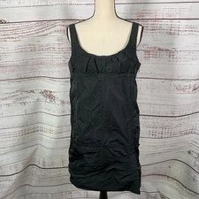 Nina Ricci Black Ruffled Bow Tie Tank Dress - Size 42