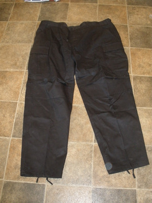 Men's Black BDU Cargo Pants Pacific Uniform-NJ Alexandria 2XL (81A)