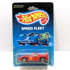 Vintage 1989 Hot Wheels NEW MODEL Red FERRARI F40 On Damaged SPEED FLEET Card