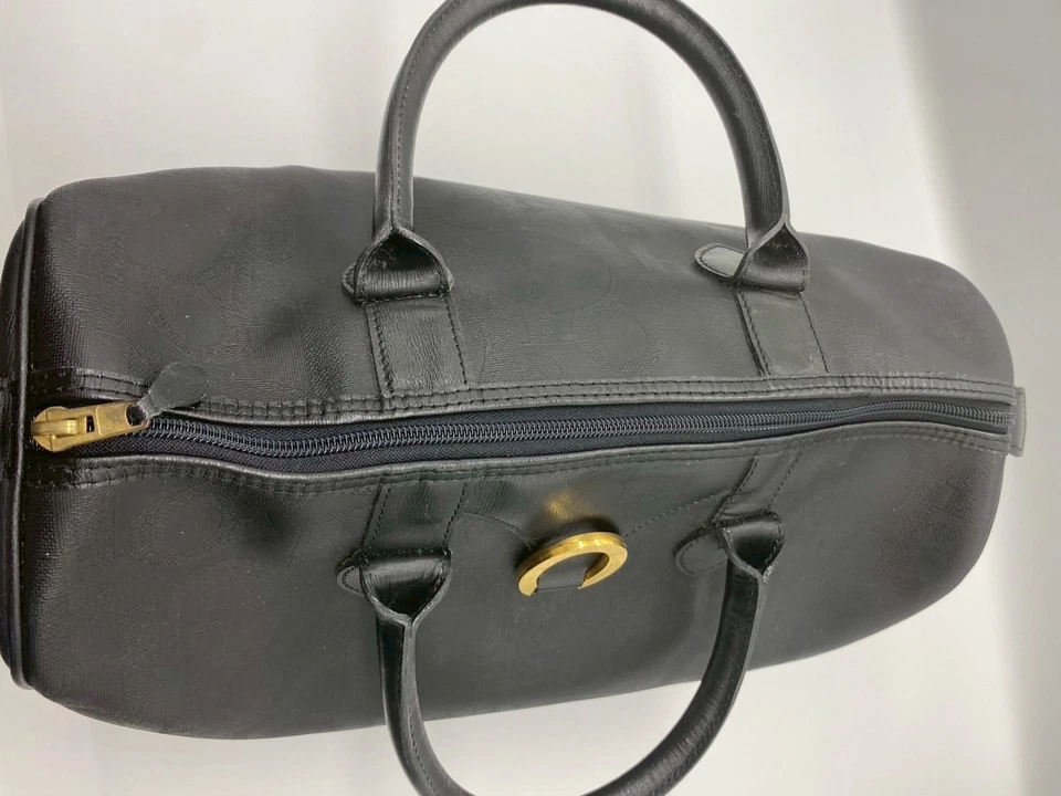 Подлинная кожаная мини-сумка Boston Christian Dior Trotter - Изображение 4 из 4