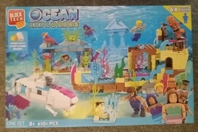 Block Tech Ocean Explorers 600+ Pieces Parts NEW SEALED PACKAGE-RARE