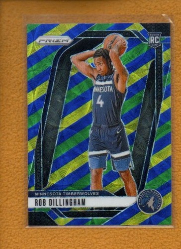 Rob Dillingham 2024-25 Panini Prizm Rookie Choice Blue Yellow & Green Prizm #250 - Picture 3 of 4