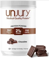 Unjury Whey Protein Powder | Chocolate Protein Powder | 21g 100% Whey Isolate...