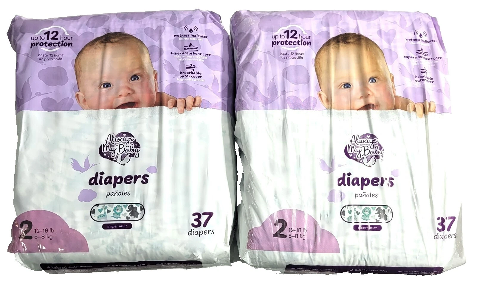 Pañales desechables para Bebé Talla 2