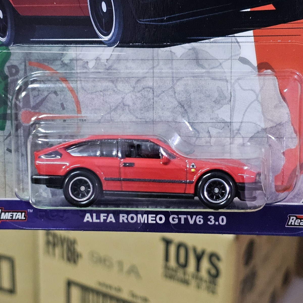 2024 HOT WHEELS PREMIUM ALFA ROMEO GTV6 3.0 WORLD TOUR ITALY CAR