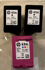 63XL EMPTY HP Ink Cartridges Black  Color - Never Refilled