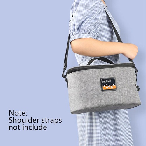Large Capacity 12V Car Electric Heating Bag Food Lunch Box Warmer W/Charger Plug - Bild 4 von 12