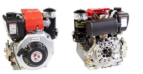 MOTORE DIESEL X SEGA DA BANCO ZANETTI 7HP ALBERO CONICO ATT. LOMBARDINI