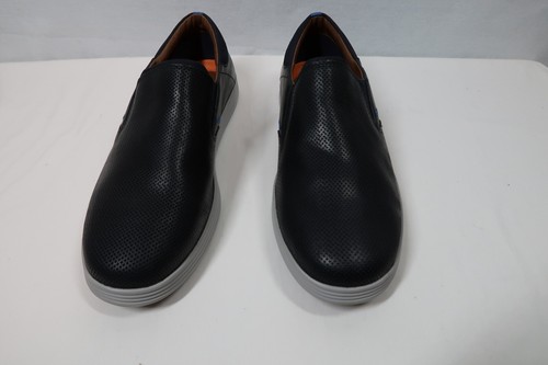 Dunham Mens Colchester Slip On Loafers Flats Casual Shoes Black US 11