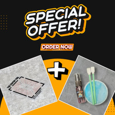Arkezon Card Care Cleaning Spray - Scratch Remover Pokemon TCG  + Centering tool