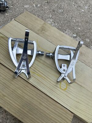Vintage Campagnolo Road Bike Pedals Clips Racing Touring | eBay
