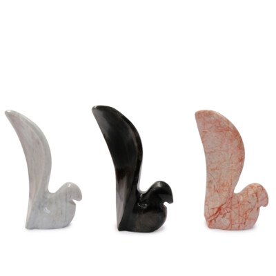 Paloma Skulptur Tisch Taube Marmor Weiß White Marmor Dove Home Dekor H.12cm
