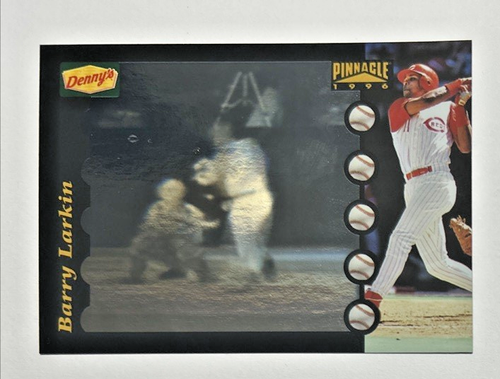 Barry Larkin 1996 Pinnacle Denny's Instant Replay Full Motion Holograms #13 Reds - Picture 2 of 4
