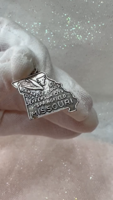 Missouri State Map Charm Pendant - 925 Sterling Silver, Show-Me State Necklace Or Bracelet Charm - View #14
