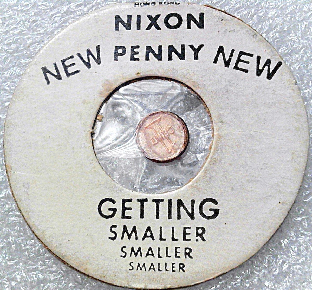 USAヴィンテージ60’s ニクソン大統領 ブロンズ記念メダル アメリカ歴史 Rare Vintage Nixon Penny - Historical Collectible Coin, Nixon