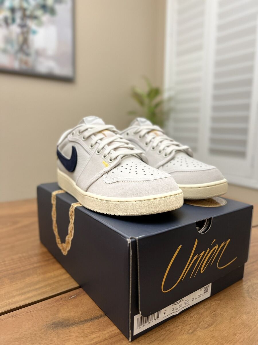 Jordan 1 Retro AJKO Low SP Union Sail Leather DZ4864-100 Jordan 1 Retro AJKO Low SP Union Sail Leather DZ4864-100