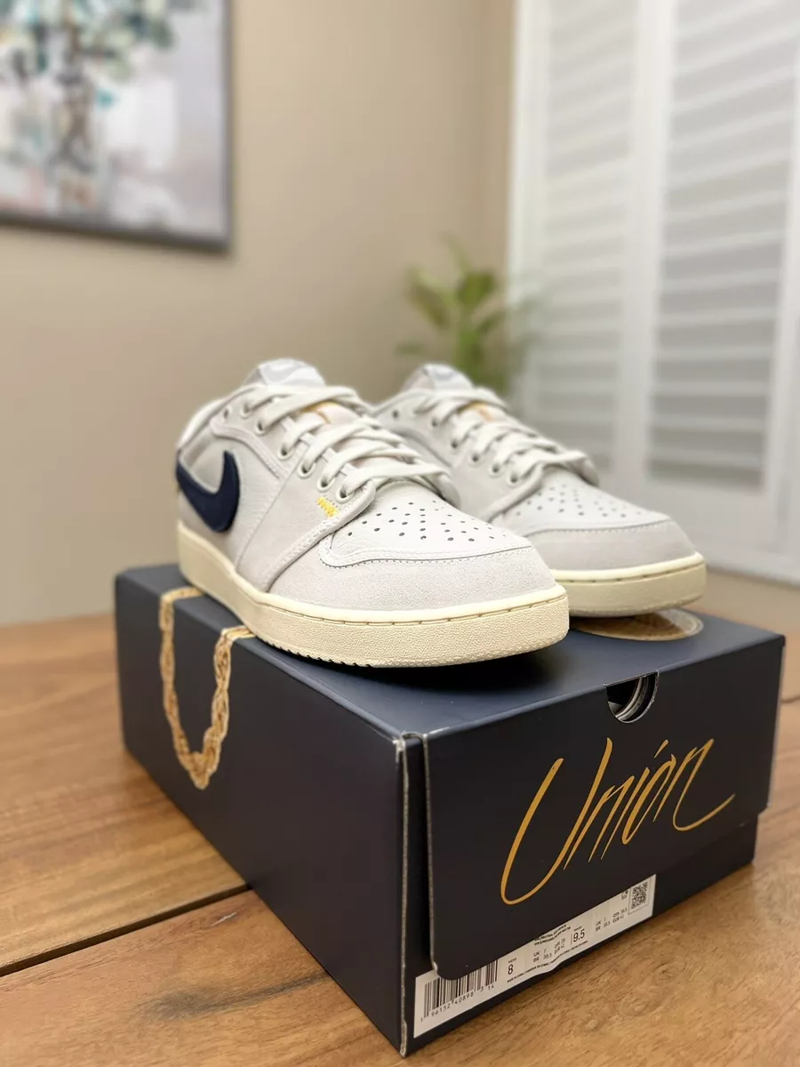 Jordan 1 Retro AJKO Low SP Union Sail Leather DZ4864-100 Men's