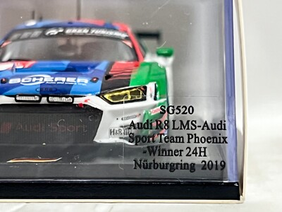 Spark 1/43 SG Audi R8 LMS GT3 Team Phoenix Winner 24HR Nurburgring