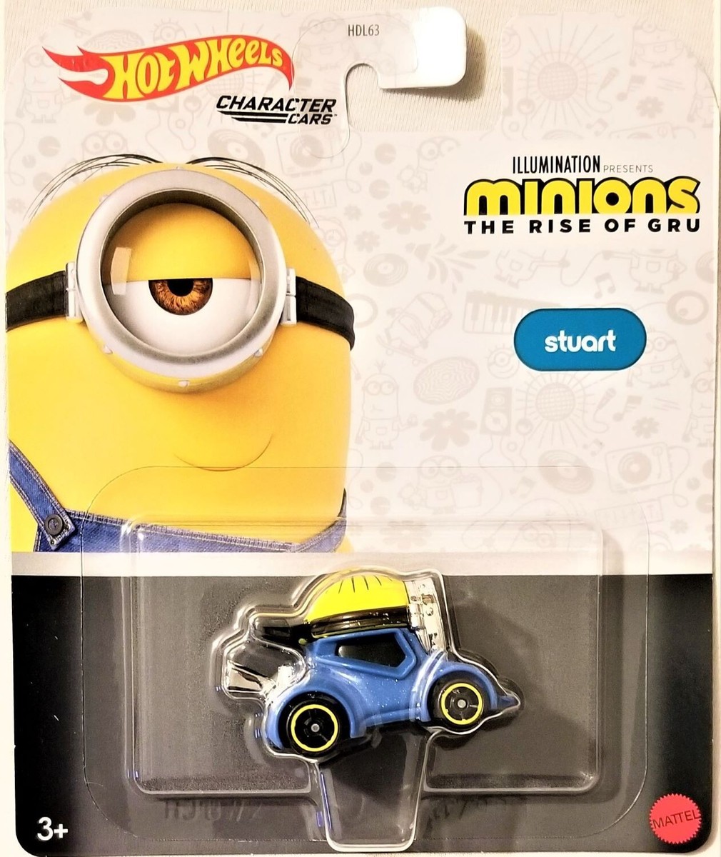 Hot Wheels Character Cars Minions The Rise of Gru Stuart (BBHJB72)