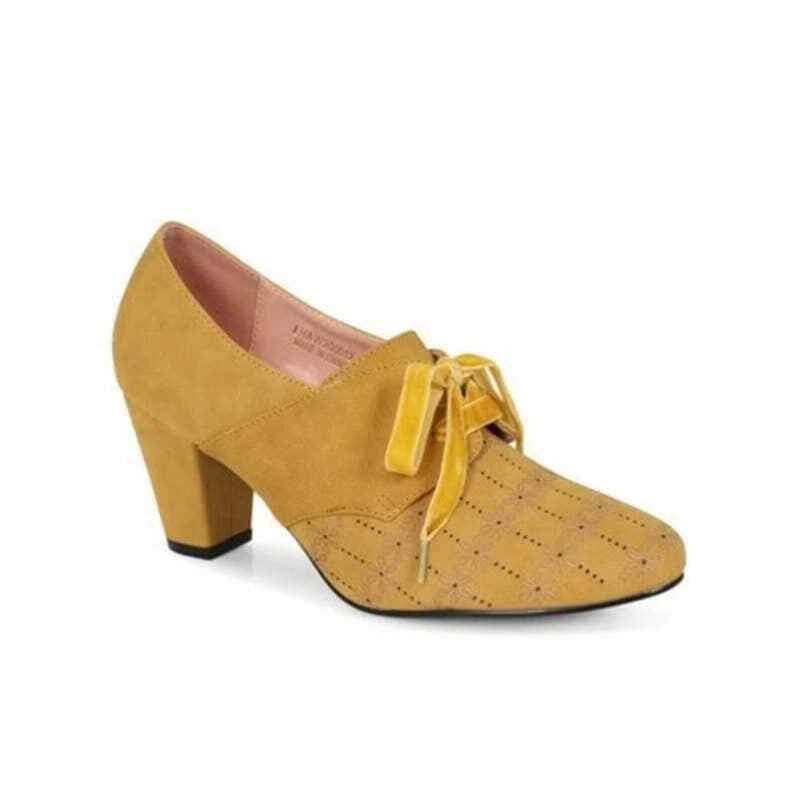 New look shoes mustard sales