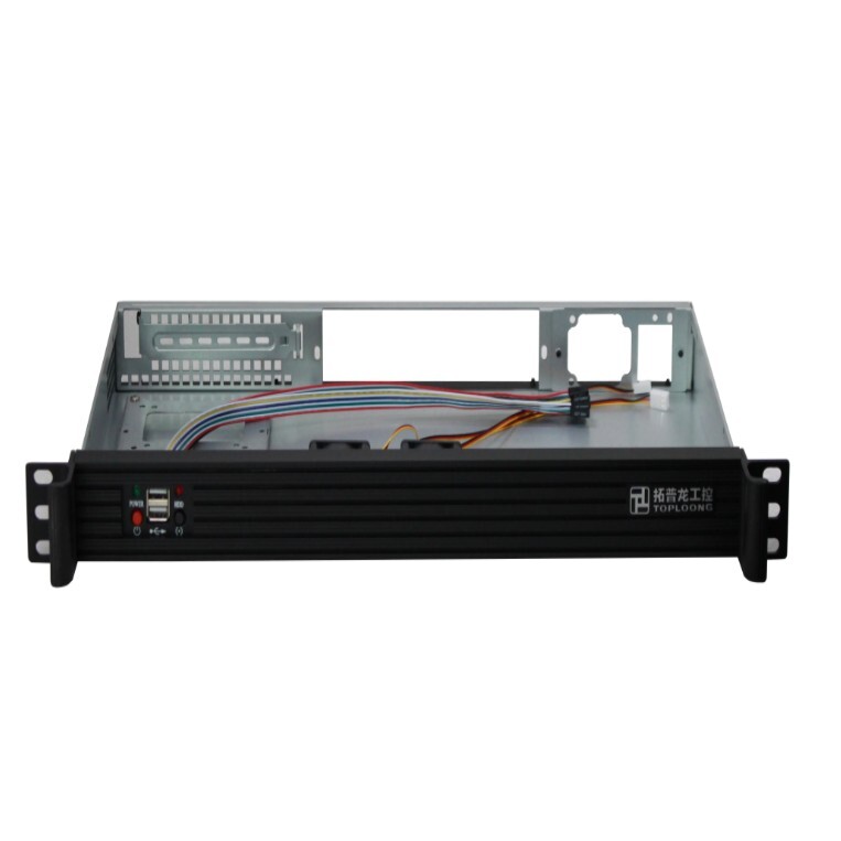 Ultra Short Depth 1U 19in Rack Mini ITX PC Computer Case Empty server chassis
