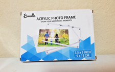 acrylic photo frame 3.5x5 inch double sided transparent