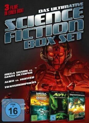 Mega Shark vs.Giant Octopus & Transmorphers & Alien vs.Hunter - 3 Filme -NEU/OVP