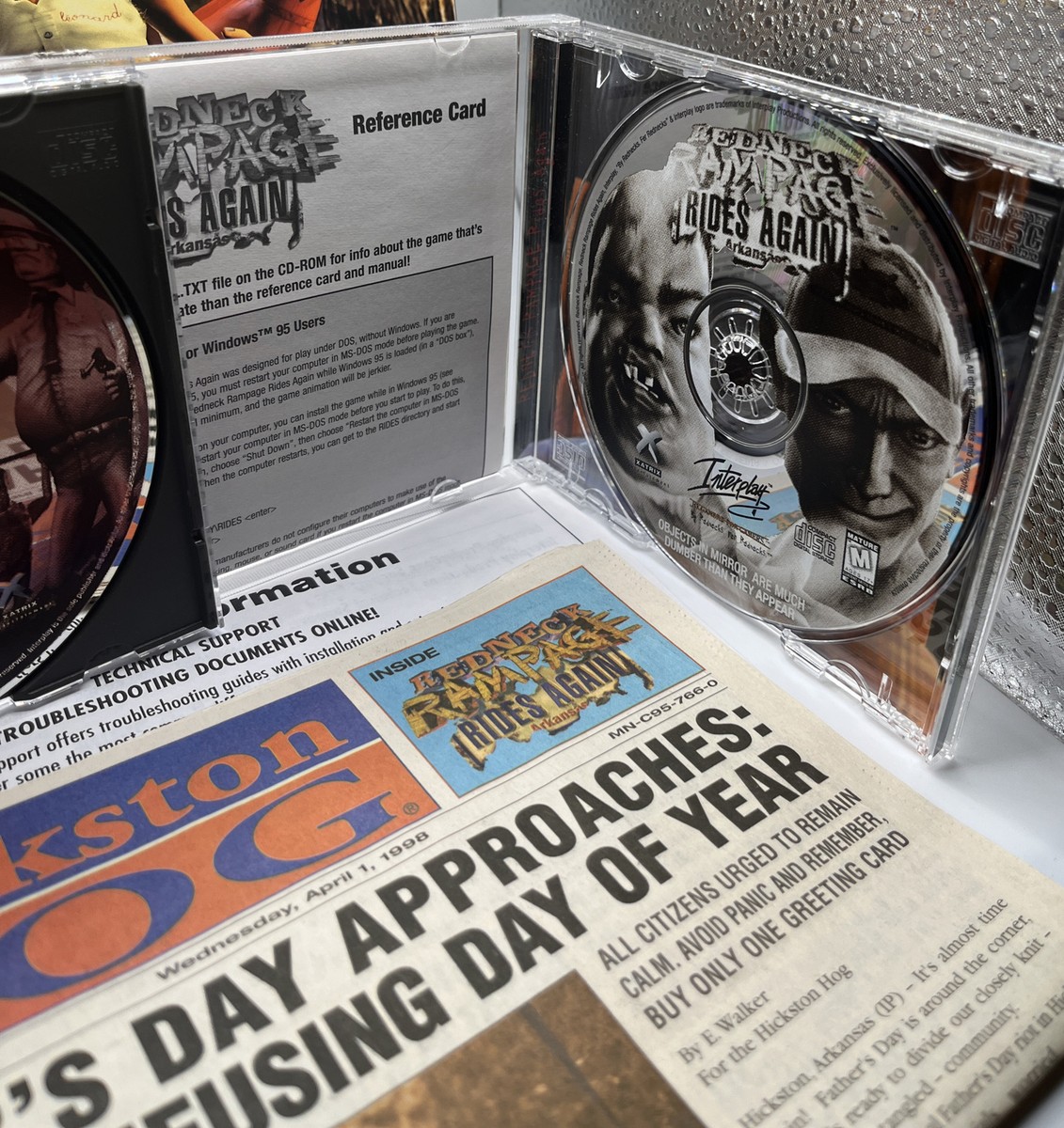 Redneck Rampage Rides Again PC 1998 Big Box New Open Box Cd