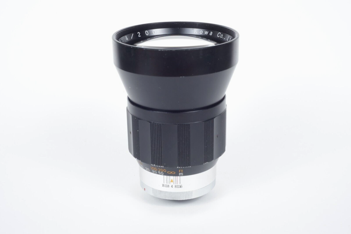 Kowa-R 200mm f/4 Lens for Kowa SER, SET R, & SET R2 Cameras Kowa-R 200mm f/4 Lens for Kowa SER, SET R, & SET R2 Cameras
