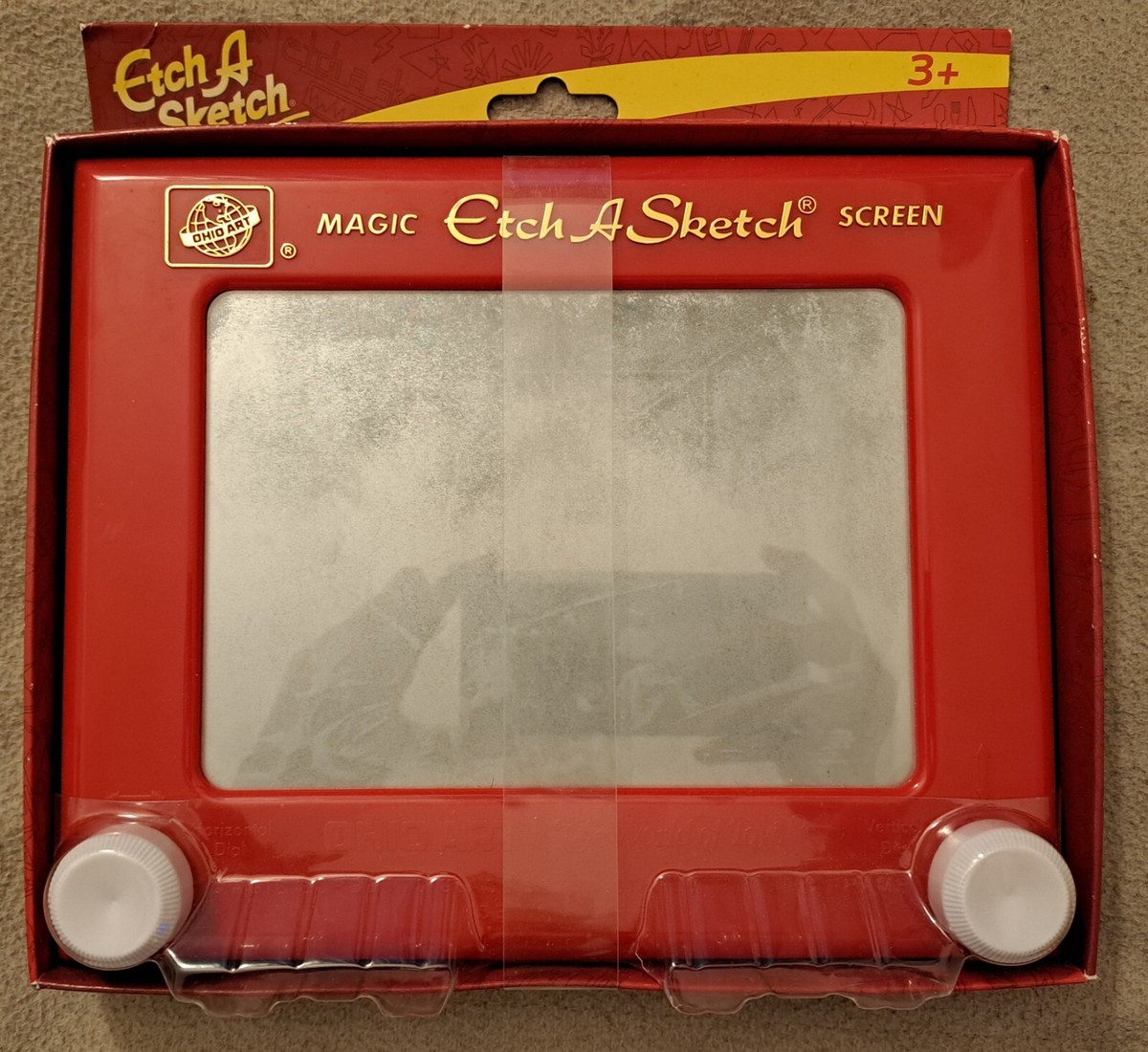 Etch A Sketch Pocket Rare Transparent Green Magic Screen Ohio Art Travel Toy Kid Etch A Sketch Pocket Rare Transparent Green Magic Screen Ohio Art Travel Toy Kid