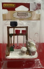Lemax Village Accessory Shovels And Salt #64482 NICE!