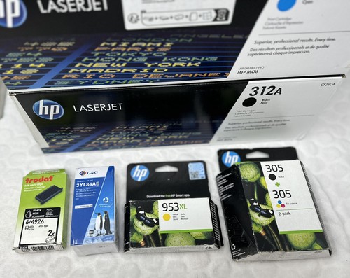 HP Genuine 312A Black and Cyan Toner, HP 305, HP 953XL Job Lot and Others - 第 2/10 張圖片