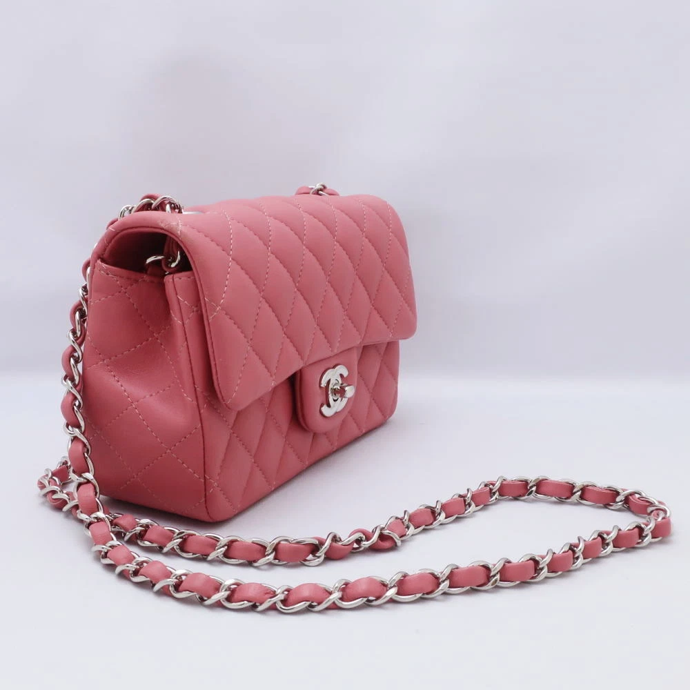 Chanel Coco First 22K mini flap bag pink calfskin VintageUnited #23 Chanel Coco First 22K mini flap bag pink calfskin VintageUnited