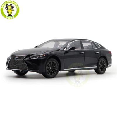 1/18 Toyota Lexus LS 500h Black Diecast Model Cars Toys