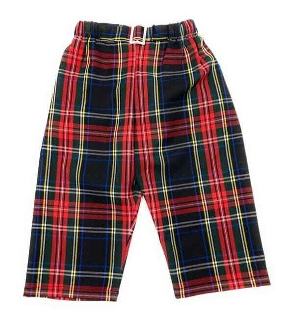 Boys Scottish Stewart Black Tartan Trews Available In Various