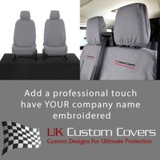 Vw Caddy Maxi Life Front Seat Covers No Armrests Inc. Emb (2024 On) 810 Gem
