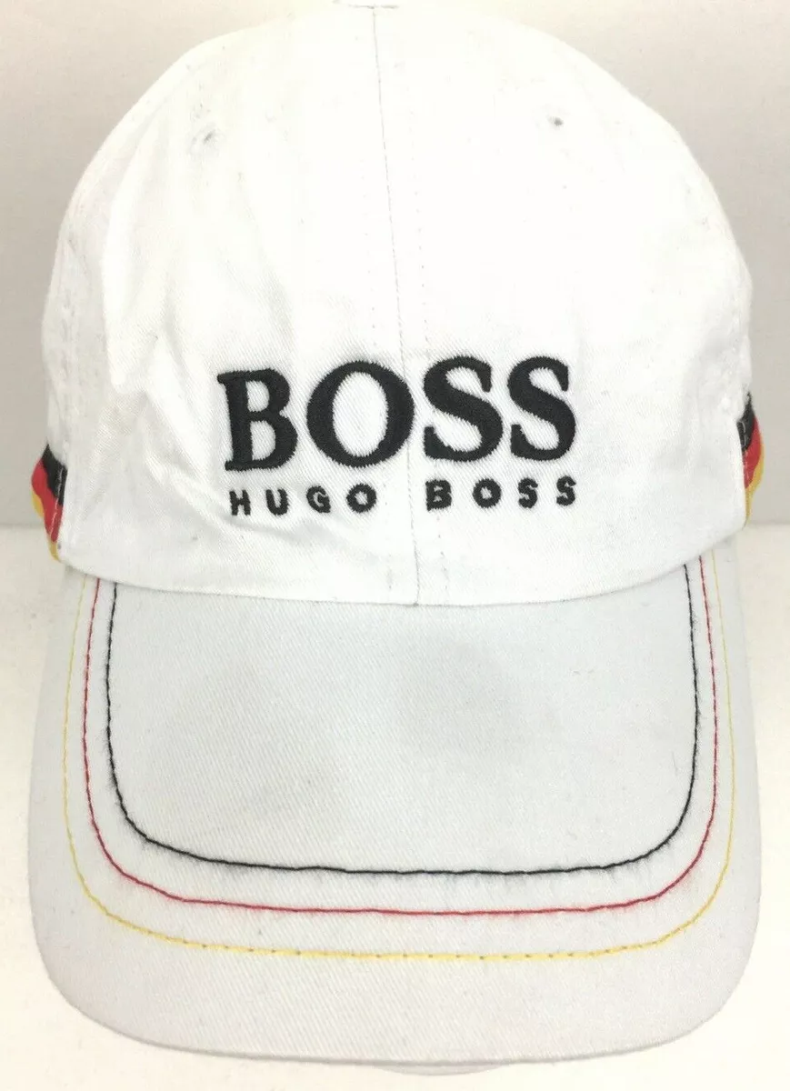 Hugo Boss Hat Germany Flag Eleven Friends Logo Strap Back Baseball Trucker  Cap