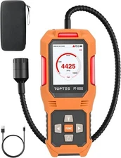 TopTes PT-830S Rechargeable Gas Leak Detector with 14.5 Inch Flexible Probe