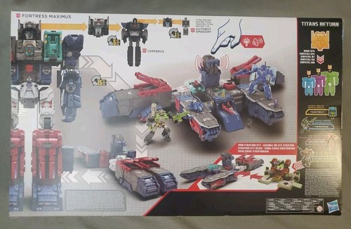 Transformers Generation Titans Return FORTRESS MAXIMUS Abgesandter & Cerebros Neu - Bild 10 von 15