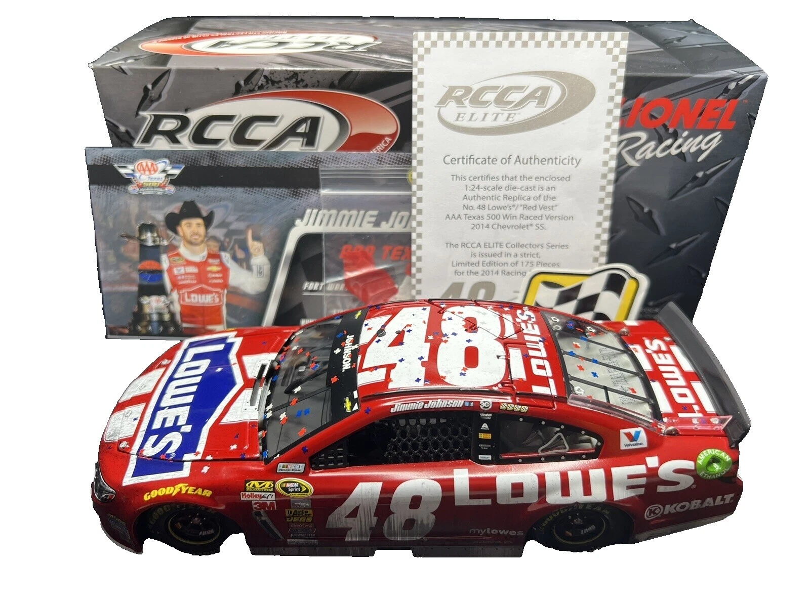 Jimmie Johnson Diecast Sport & Touring Cars 1:24 2014 Vehicle Year