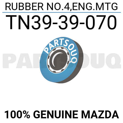 TN3939070 Genuine Mazda RUBBER NO.4,ENG.MTG TN39-39-070 | eBay