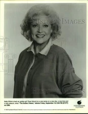 1992 Press Photo Betty White stars in TV series "The Golden Palace" - nop58690