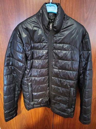 ABRIGO PLUMIFERO LIGERO H&M, HOMBRE, NEGRO, TALLA 48 - Imagen 2 de 6