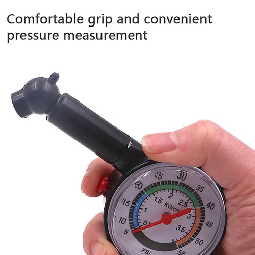 Car Tyre Tire Pressure Gauge For Car Auto Motorcycle Truck Bike Dial Meter - Picture 7 of 8