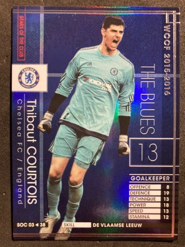 15 16 Panini Wccf Stars Of Club Thibault Courtois Chelsea Refractor Card Ebay 15 16 Panini Wccf Stars Of Club Thibault Courtois Chelsea Refractor Card Ebay